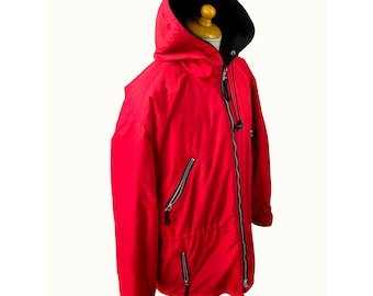 Vintage Brooks Brothers Country Hood Anorak Utility Jacket Men Sz L Drawstring