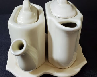 Romote 15 Pcs Mini Tea Set Toy Maison de Poupée Tea Set Tea Pot Coupes Assiettes Porcelaine Bleue et Blanche de Maison de Poupée Accessoires 
