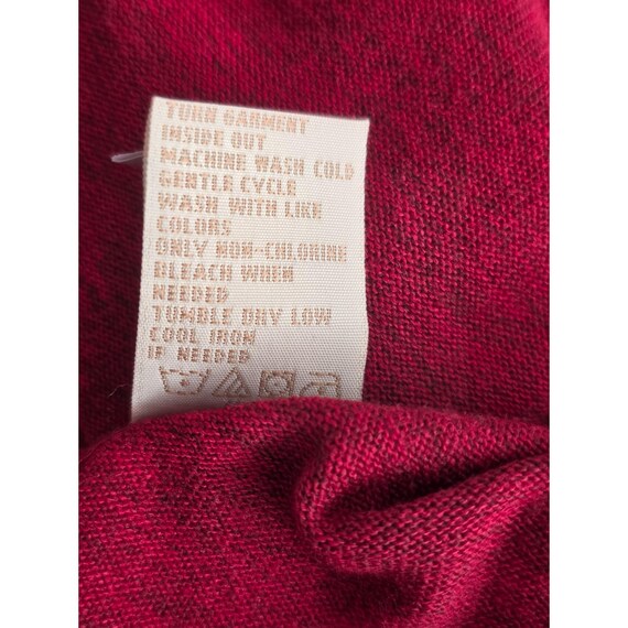 Jonathan Martin Y2K Raspberry Red Shift Dress Sz … - image 6