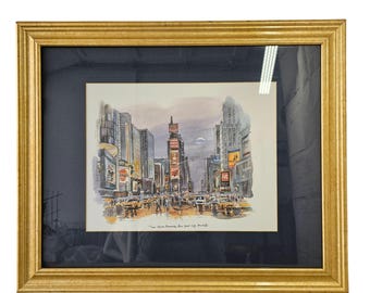 Times Square Broadway Show #3 Paper-sculpture 3D Framed Art - Etsy