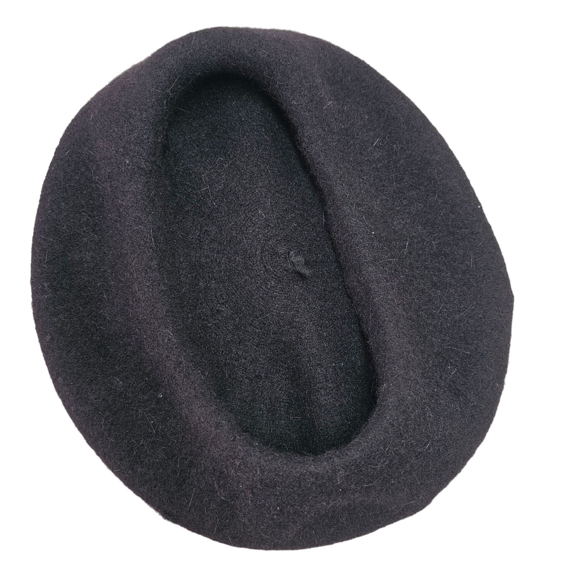 Black Wool Berret 10.25