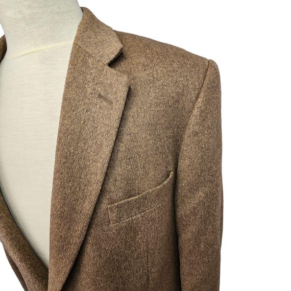 Vintage W H Belk Camelhair Sport Coat, Tan Wool Blazer (mens 44L