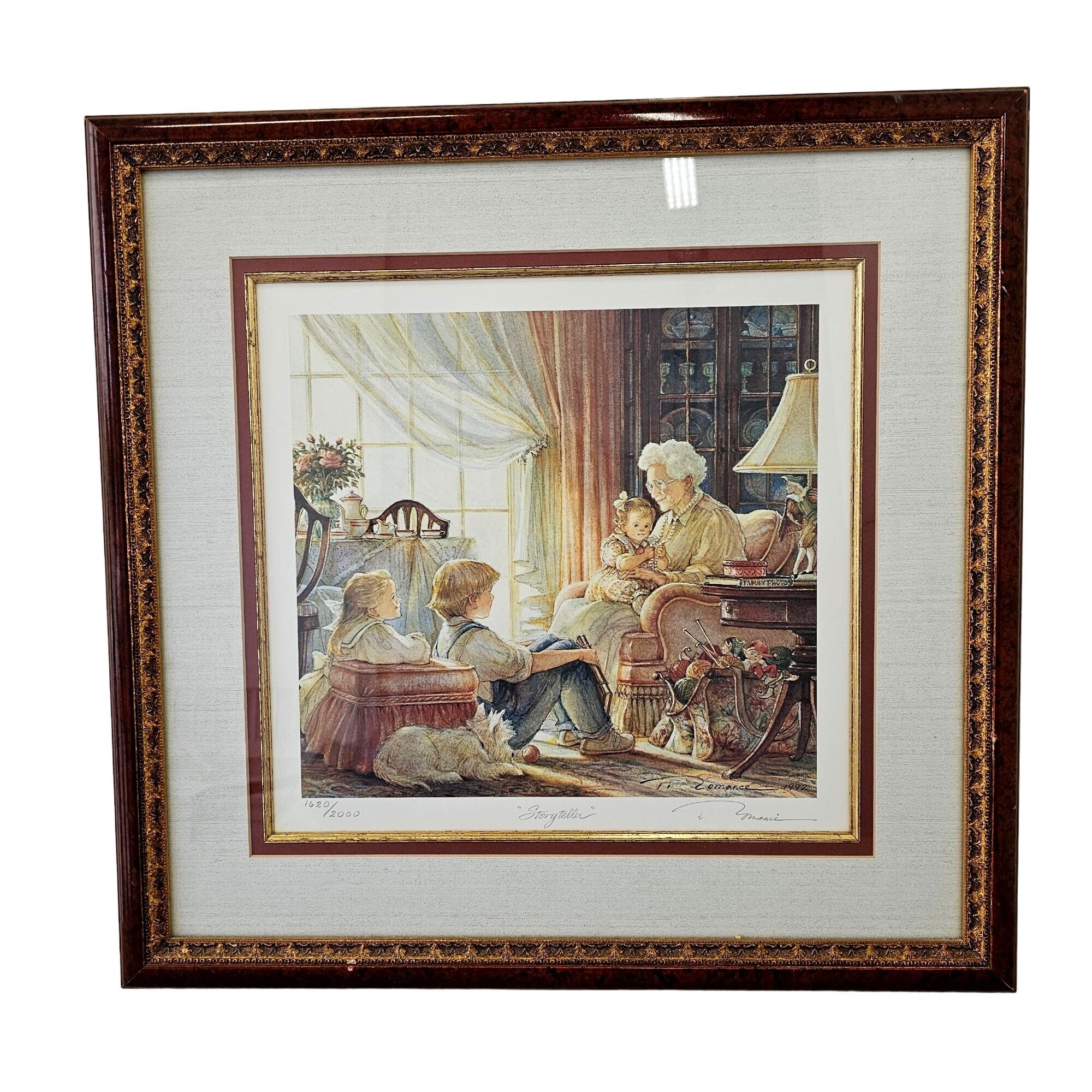 Trisha Romanze The Storyteller Nummerierter Druck 1620/2000 Zertifikat 1992