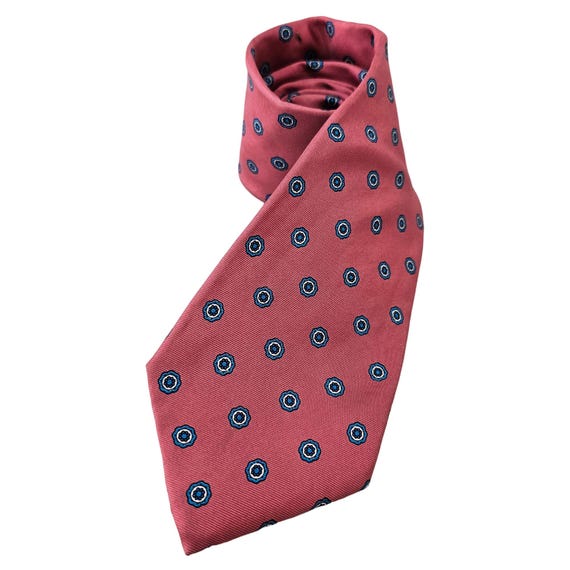 クリスチャン ディオール ヴィンテージ シルク ネクタイ ターコイズ