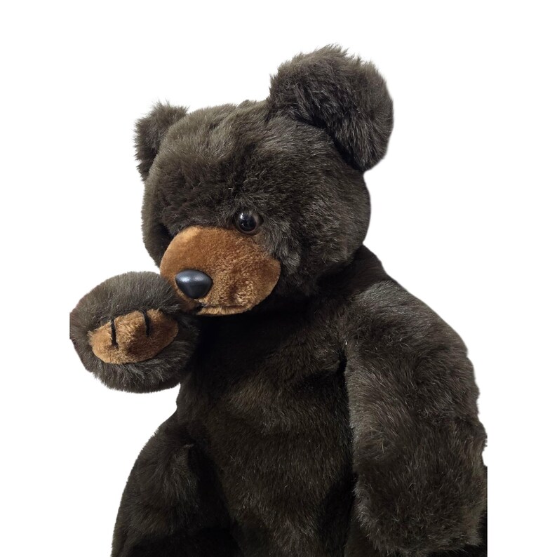 Vintage 1982 Brown Teddy Bear Plush – Classic 1980s Stuffed Animal – 21 ...