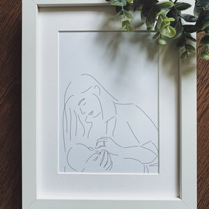 Personalised line drawing