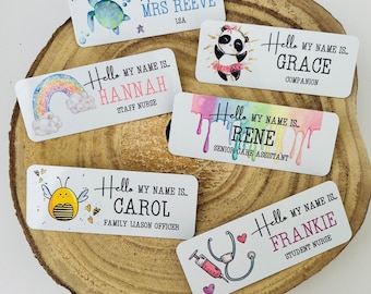 Personalised Name Badge, Name Badge, Teacher Name Badge, Nurse Name Badge, Teacher Gift, Nurse Gift