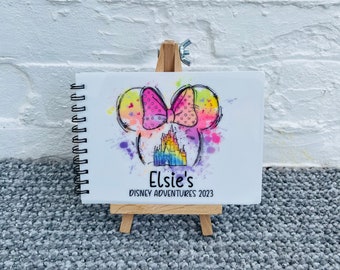 Personalised Disney Autograph Book, Disney Inspired Book, Disney 2023 Book, Disney Gift, Gift For Disney Kids