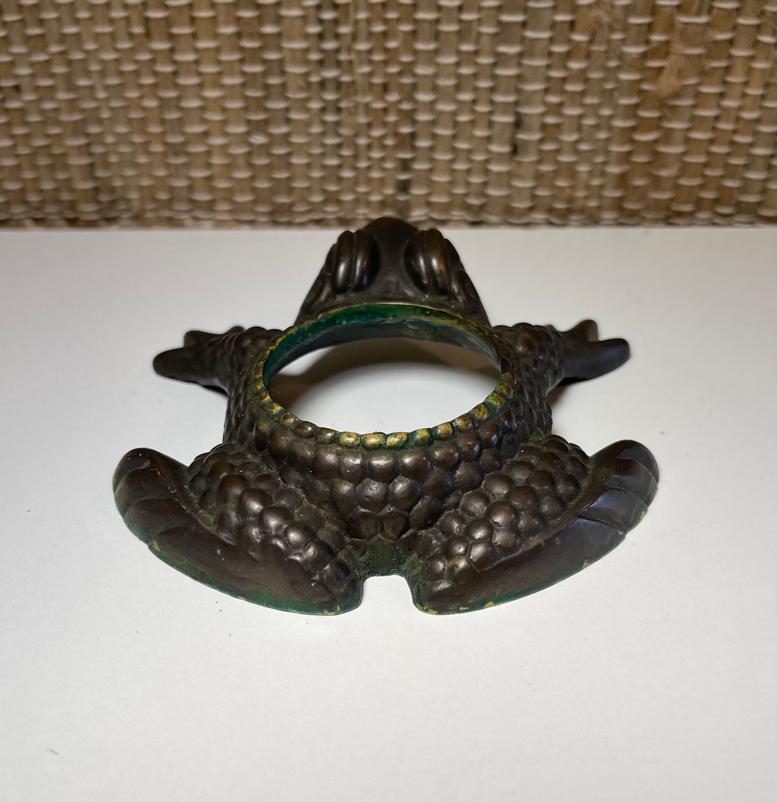 Vintage Metal Frog Votive Candle Holder/vintage Home Etsy