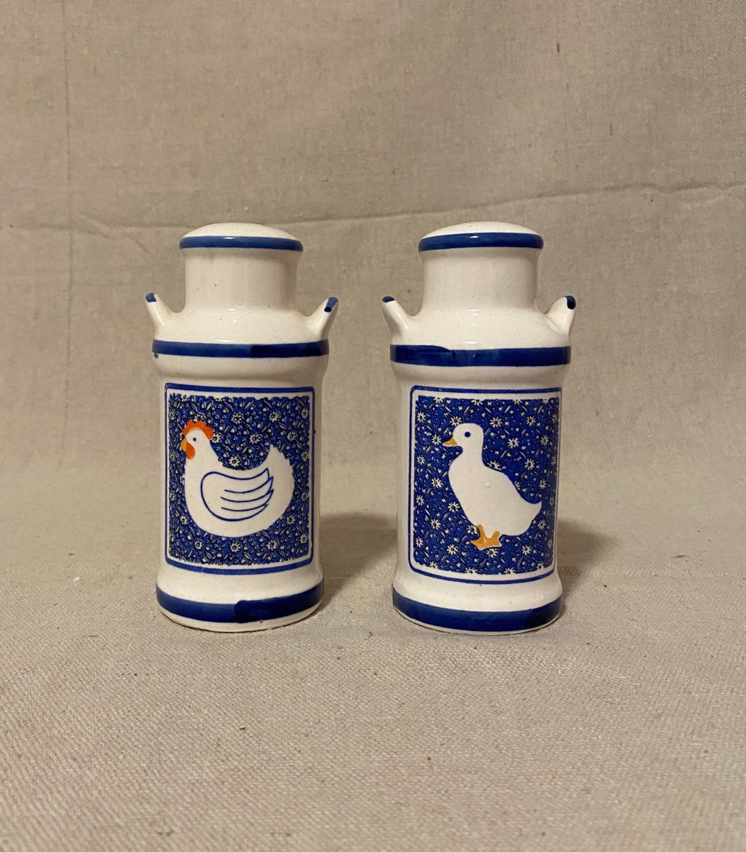 Vintage Country Salt & Pepper Shakers/vintage Country Etsy