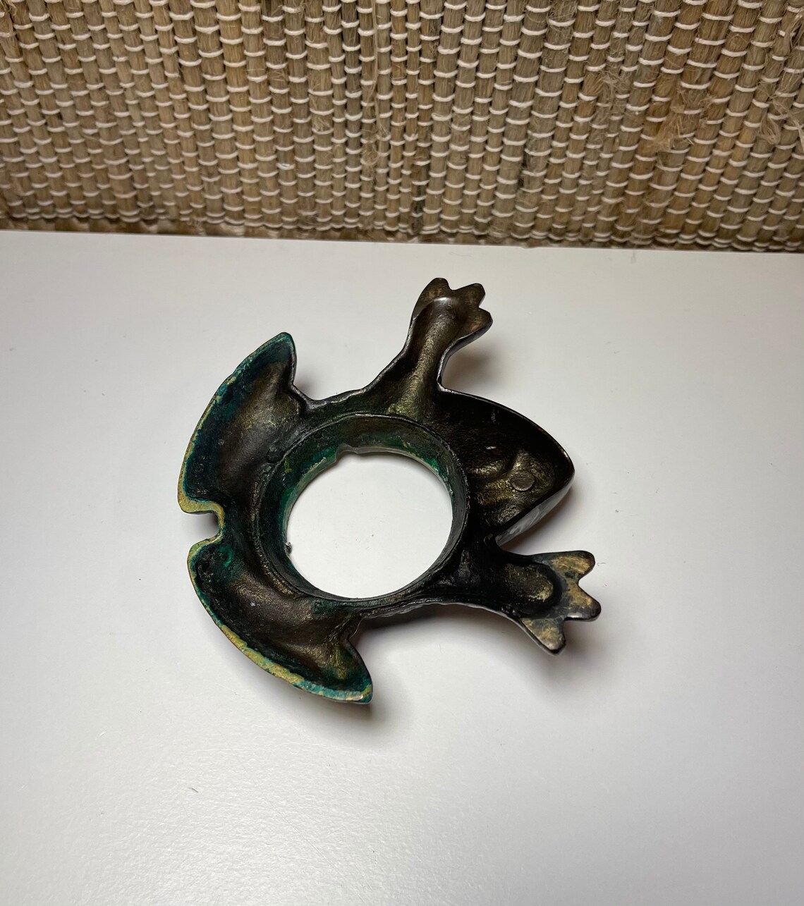 Vintage Metal Frog Votive Candle Holder/vintage Home Etsy
