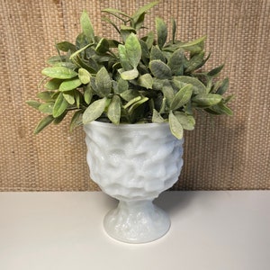 Vintage Milk Glass Bowl/Vintage Home Decor/Vintage Milk Glass/Unique Planters/Unique Bowls