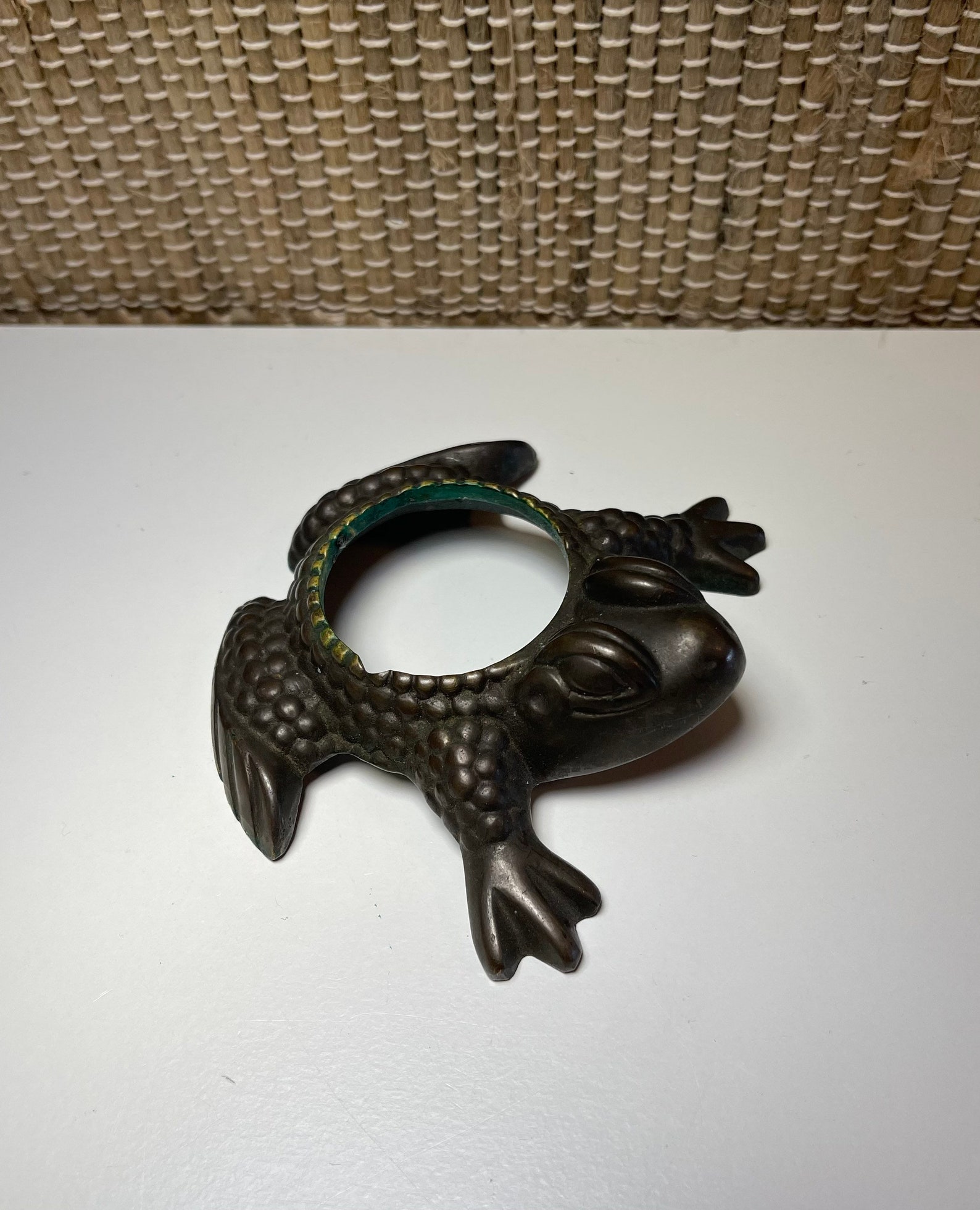 Vintage Metal Frog Votive Candle Holder/vintage Home Etsy