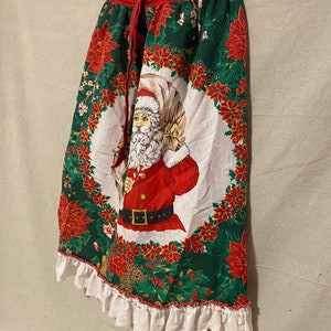 Vintage Santa Claus Apron/Vintage Christmas Aprons/Holiday Aprons/Vintage Aprons