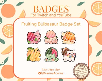 Fruiting Bulbasaur Badge Set