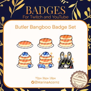 Zenless Zone Zero: Butler Bangboo Badge Set