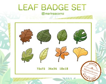 Leaf Badge Set