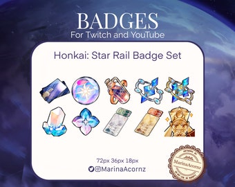 Honkai: Star Rail Badge Set
