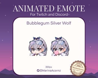 Bubblegum Silver Wolf Animated Emote | Honkai: Star Rail