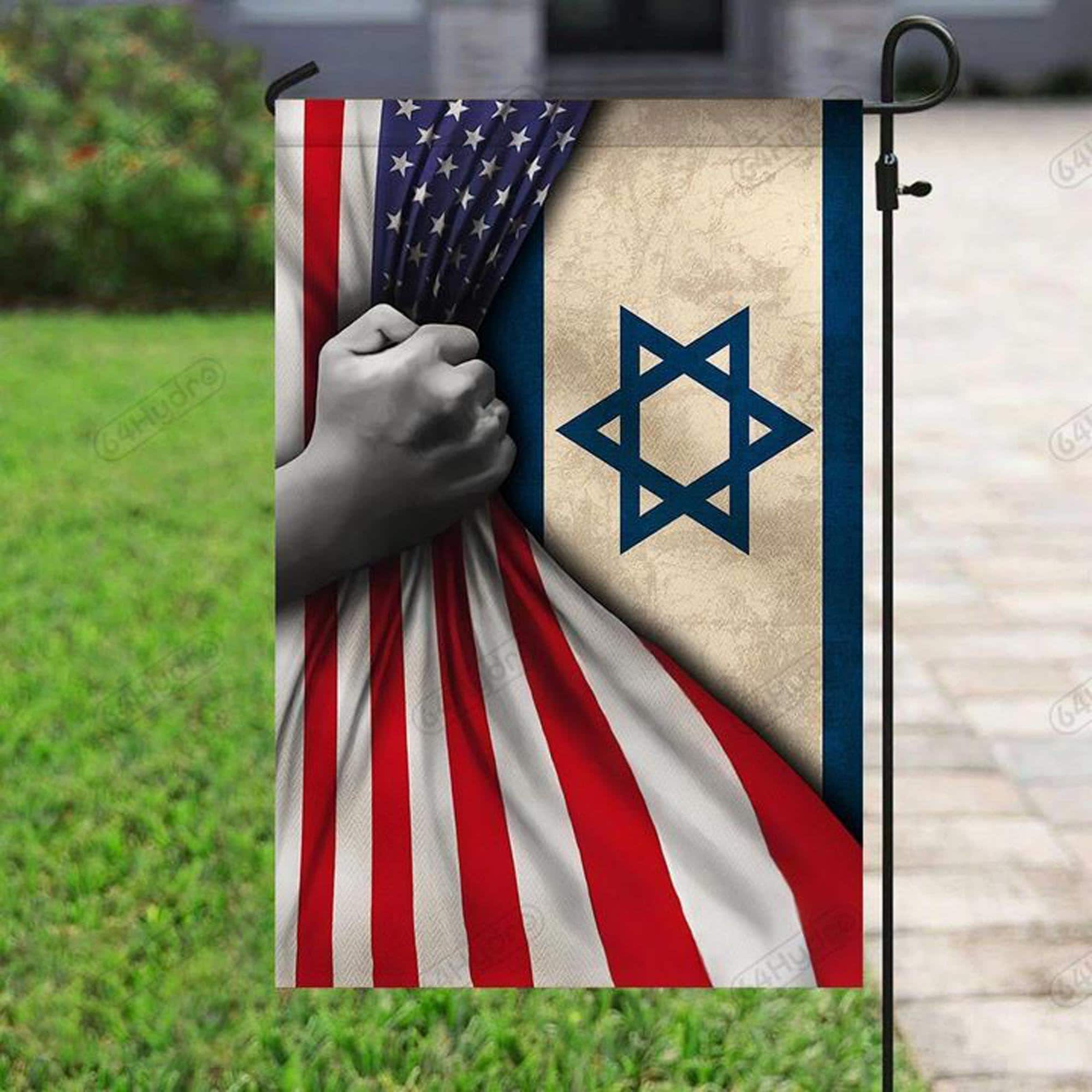 US Israel Flag Etsy