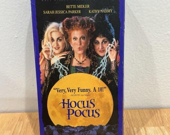Hocus Pocus VHS 1994 Disney Video Tape Midler Sarah Parker Halloween VTG EUC