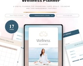 Wellness Planner Printable, Self Care Planner PDF, Daily Wellness Journal, Habit Tracker, Mindfulness Planner, Health & Wellness Organizer