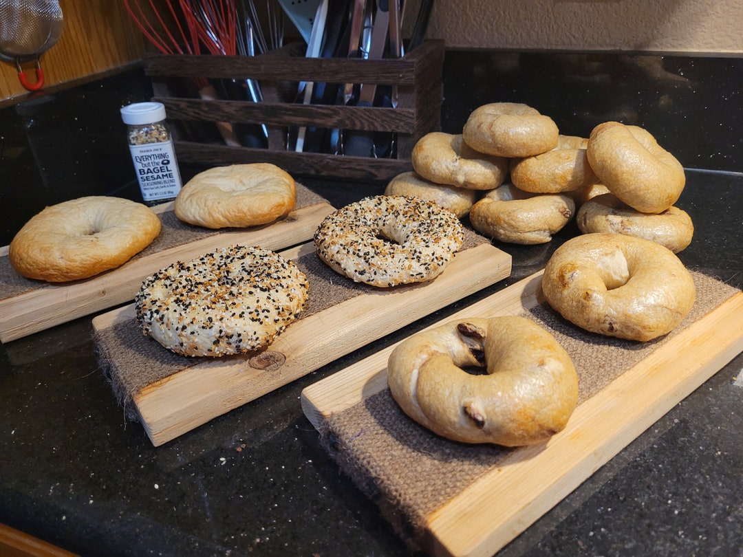 All Natural Cedar Bagel Boards Etsy