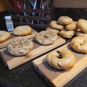 All Natural Cedar Bagel Boards