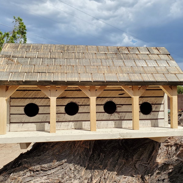 Martin-style Cedar Handmade Birdhouse