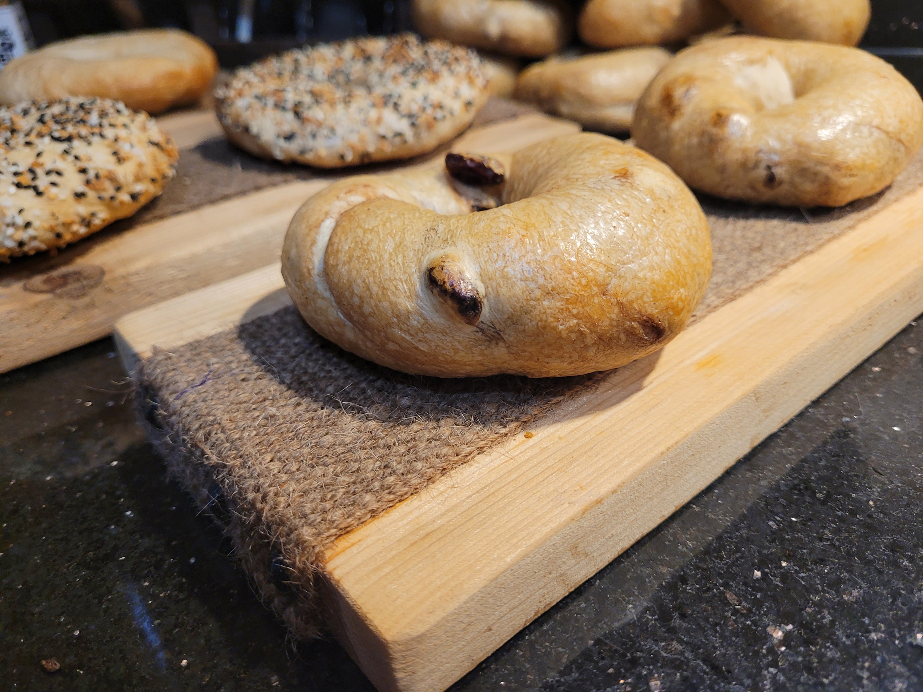 All Natural Cedar Bagel Boards Etsy