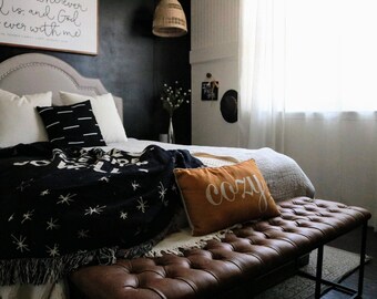 So Will I Christian Woven Throw Blanket: Star Design