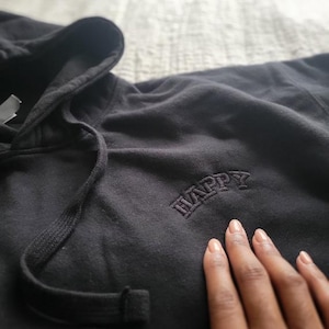 Happy Sweat Set, Christian Clothing, Faith based Apparel, Christian Sweats, Faith-based Crewneck Sweatshirt, Jesus, Trendy