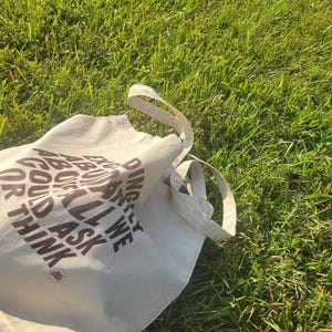 Bolsa Cristã, Acima de Tudo o Que Você Pode Pedir ou Pensar, Bolsa Bíblica, Vestuário Cristão Elegante, Bolsa Bíblica, Bolsa Versátil