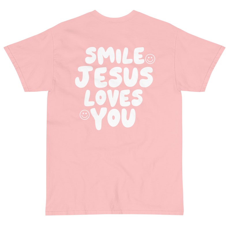 Smile Jesus Loves You Tee Christian Shirt Christian | Etsy