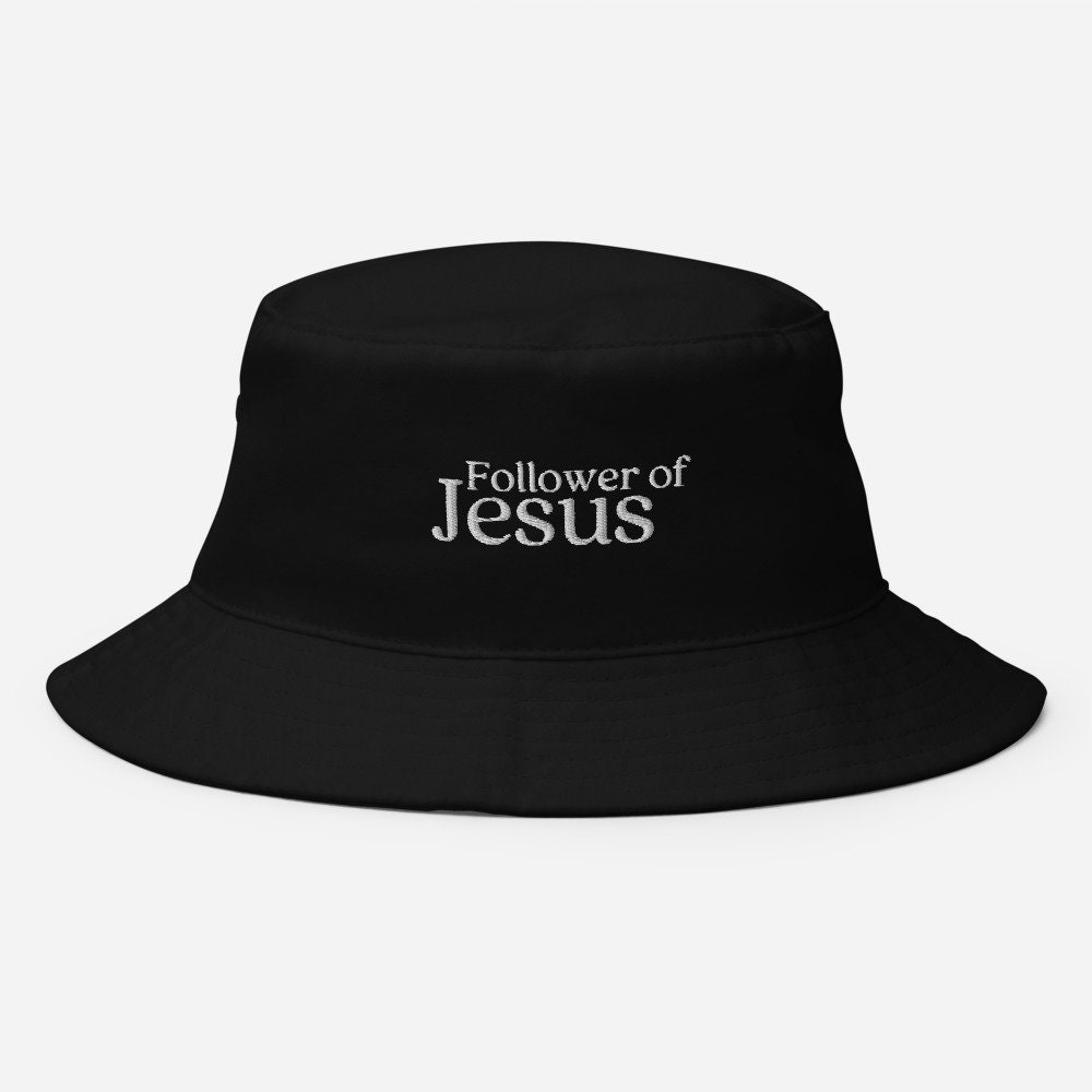Christian Bucket Hat Jesus Follower Hat Faith based Apparel Etsy