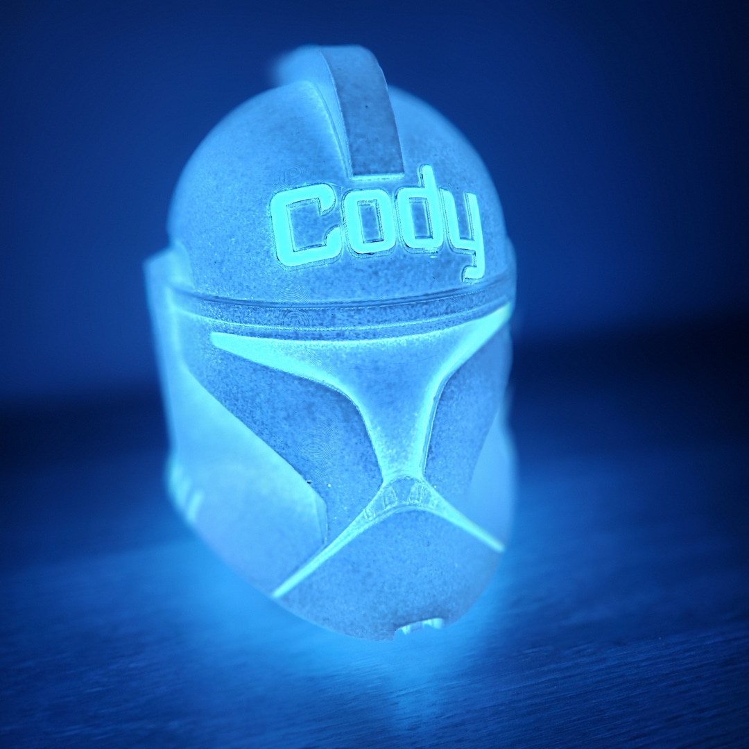 Personalized Clone Trooper Light Shiny Helmet Star Wars Decor Happy ...