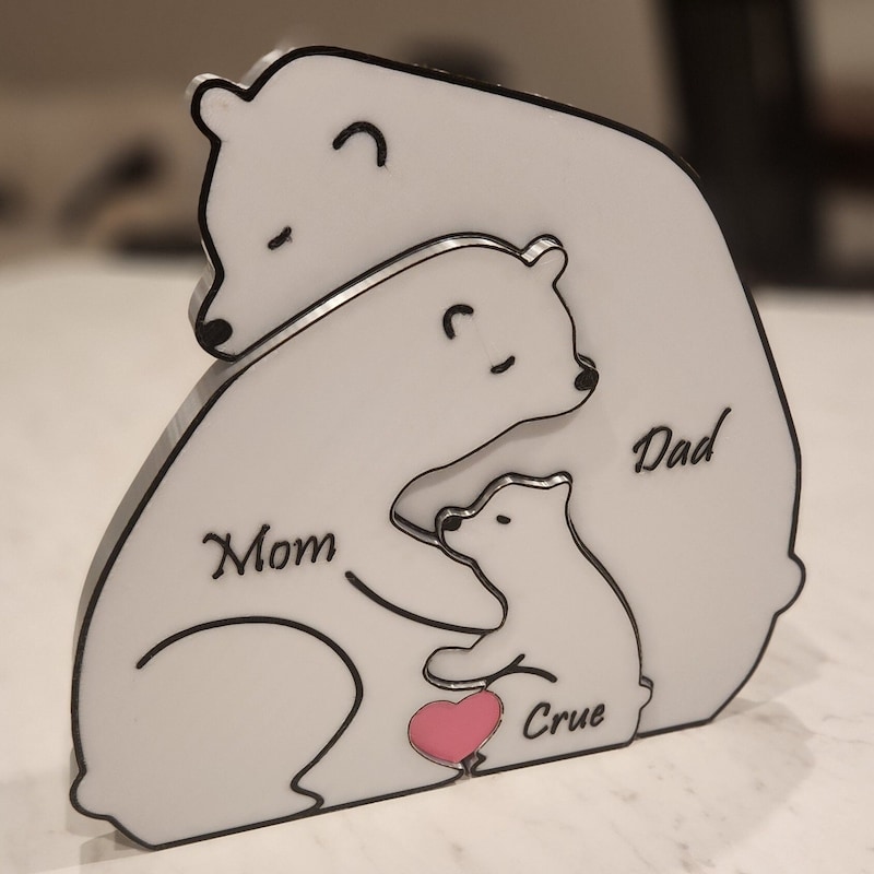 Polar Bear Puzzle - Etsy