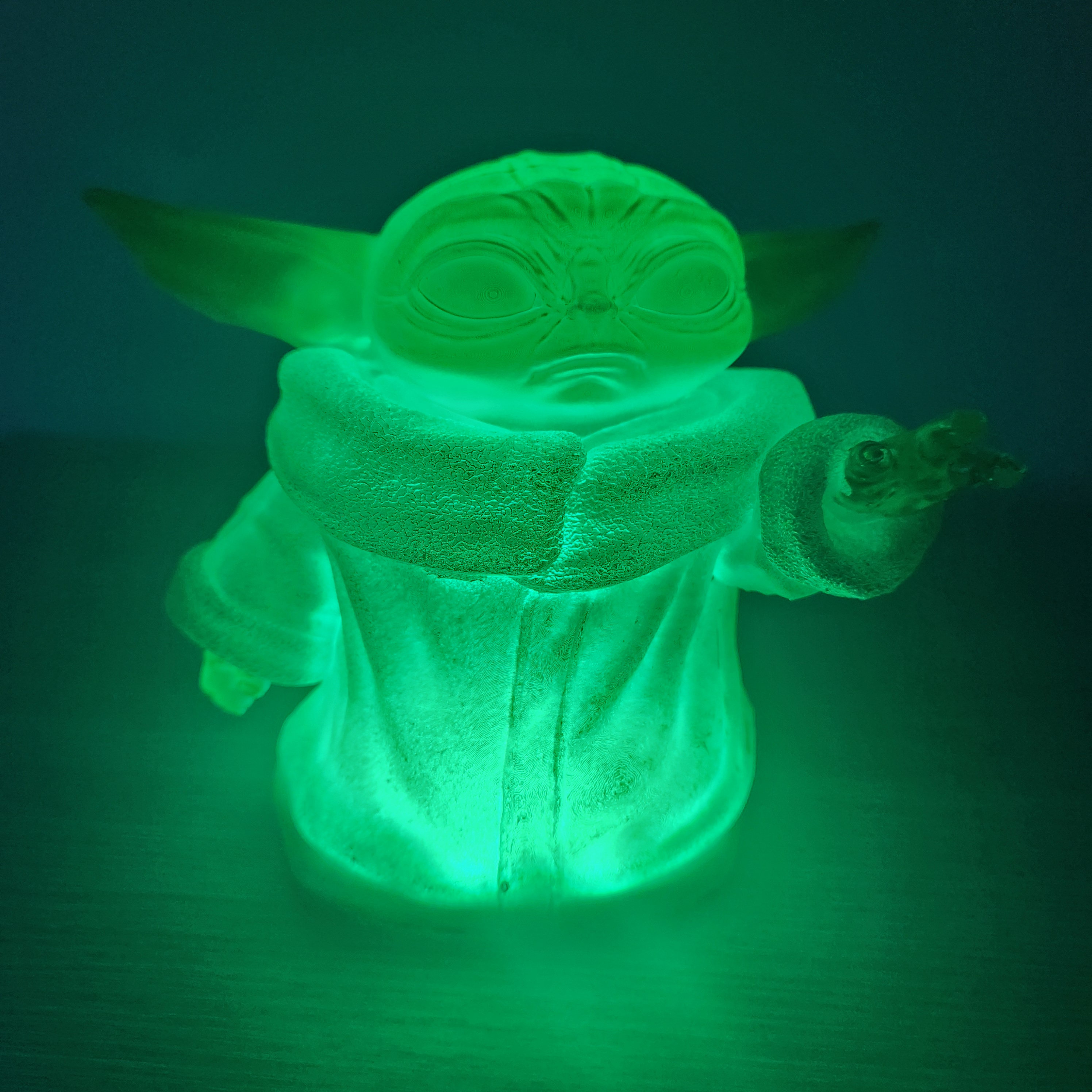 Grogu the Child Baby Yoda Lamp With Remote Control LED Desk Decor Yoda