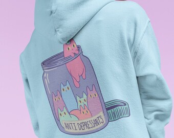 pastel goth shirt, mental health shirt, e girl shirt, oversized hoodie women, women self care, crew neck sweatshirt women, oversized women