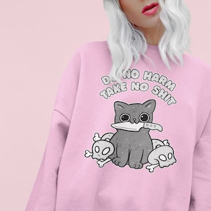 Pastel Goth Clothing Aesthetic Pastel Shirt Hoodie  Sweatshirt , Oversized Crew Neck Sweatshirt , womens hoodie