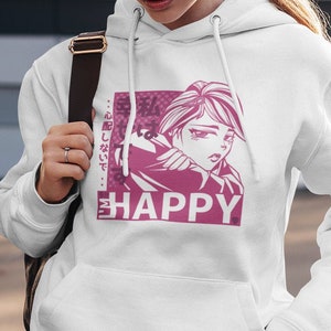E-Mädchen Hoodie Crew Hals Sweatshirt, Anime Mädchen, ästhetische Kleidung, e Mädchen Kleidung