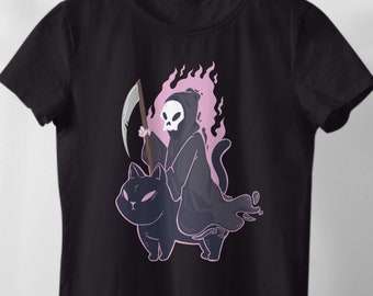 Ripper Katze, Pastel Goth Kleidung, Mall Goth, Kawaii Goth, lustiger Goth, Pastell Clohing, Crew Neck, Hoodie Goth,