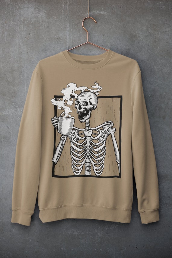skeleton sweater womens