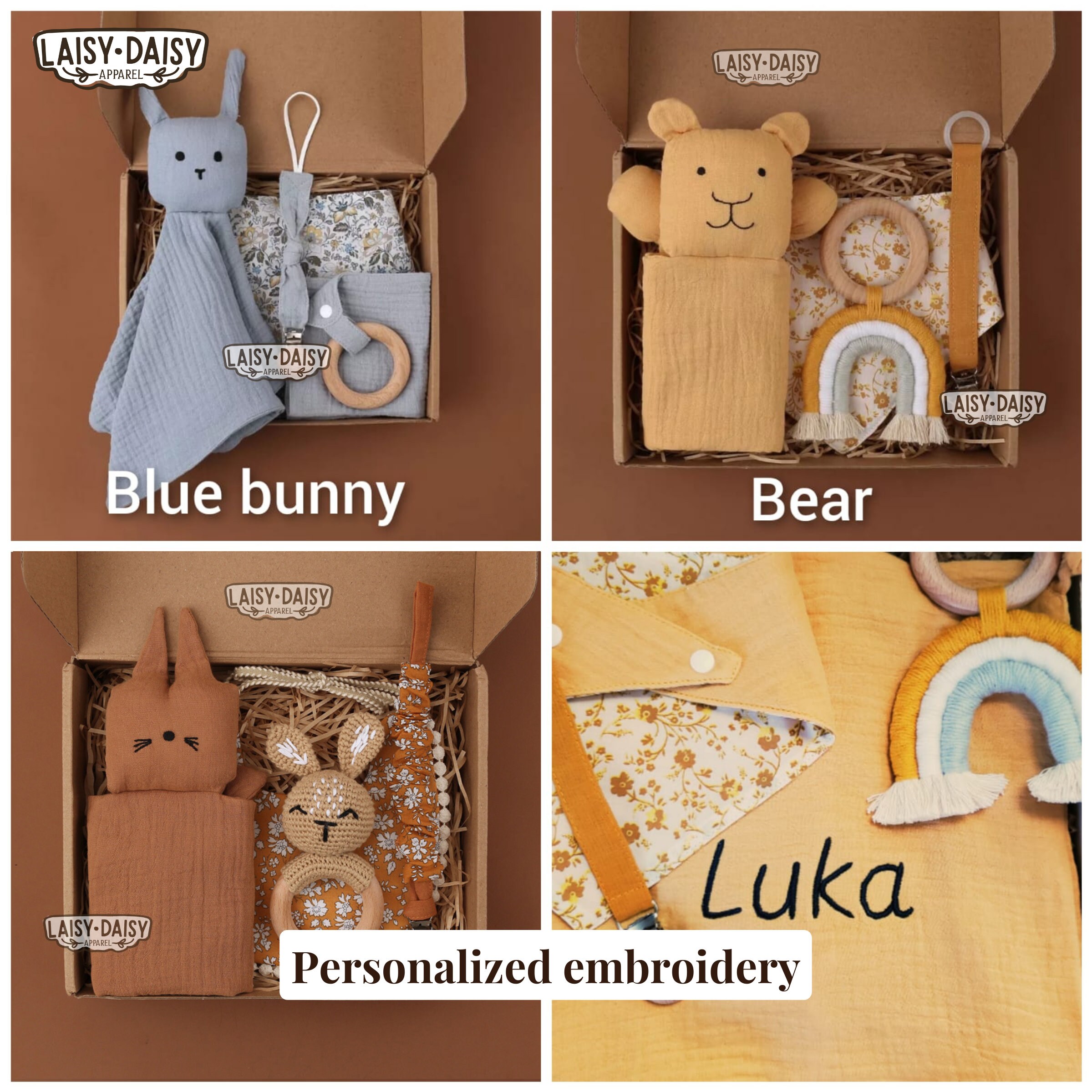 Baby Gift Box Baby Boy Personalized New Baby Gift Basket Etsy