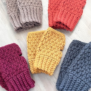 Fingerless Gloves/Wrist Warmer/Crochet/Handmade/Hand Warmer/Cold Accessories