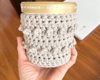 Handmade Crochet Ice Cream Pint Cozy