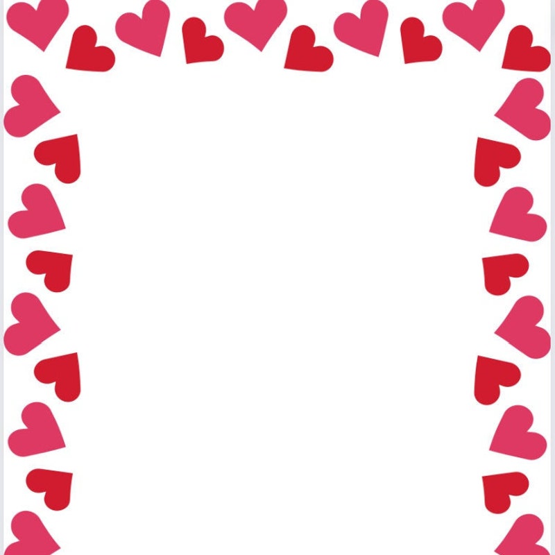 Valentines Borders Etsy