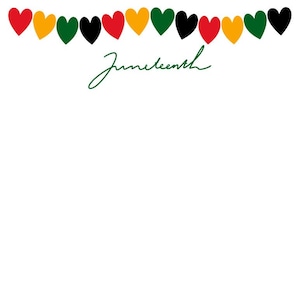 Juneteenth Celebration Border Pdf / PNG Descarga instantánea imprimible para marcos, fotos, membretes, álbumes de recortes, invitaciones, anuncios,