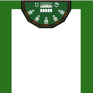 Poker Border Printable, PNG, Pdf, stationary, instant download, gaming table print, poker clipart, blank template, blank invitations, page