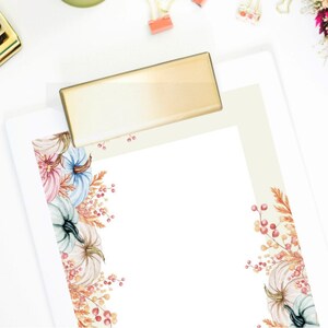 Schöne Thanksgiving 2 Design Border Bundle, Pdf, png US letter und A4 Größen, Thanksgiving sofortiger Download, Kürbis Bordüre pdf, Ernte